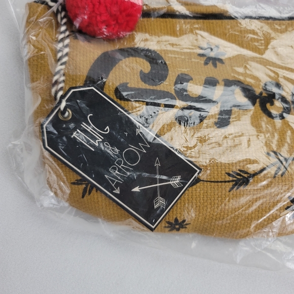 (2) Twig & Arrow Pom Pom Cosmetic Bags - Gypsy Summer Of Love - Picture 3 of 14